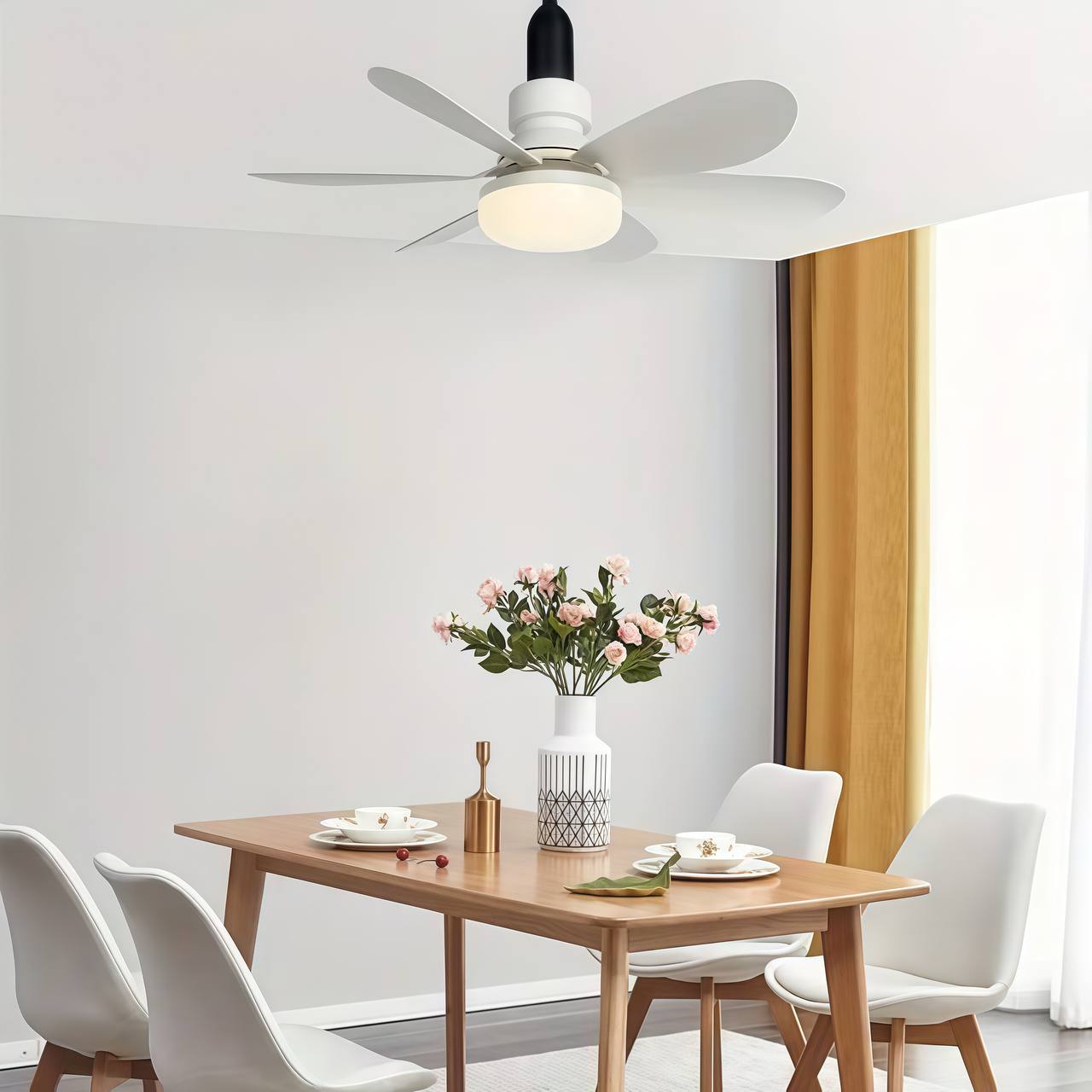 2-IN-1 PORTABLE CEILING FAN & LIGHT With Remote Control