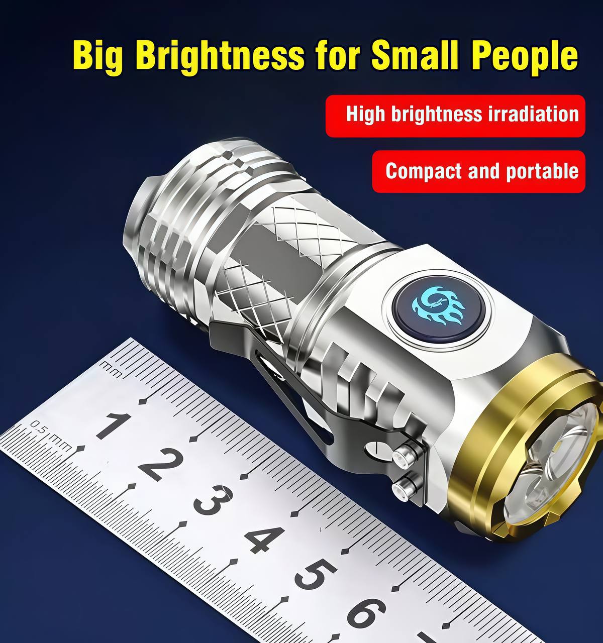 🔥LAST DAY PROMOTION 49% OFF 🔥 - Three-eyed Monster Mini Flash Super Power Flashlight