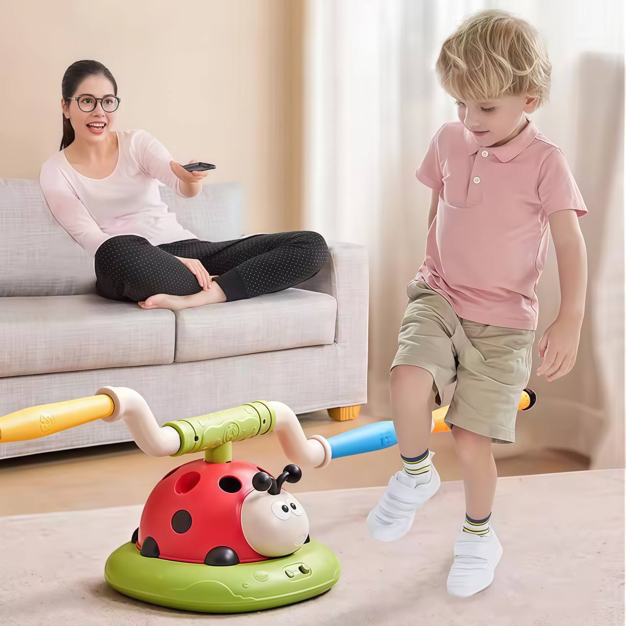 Ladybug 2-in-1 Jumping Toss Toy