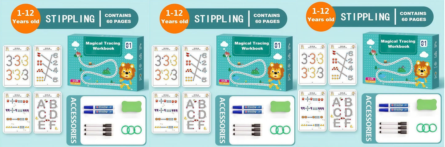 Magical Tracing Workbook Set