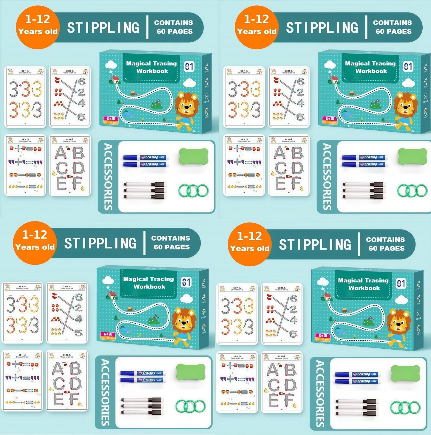Magical Tracing Workbook Set