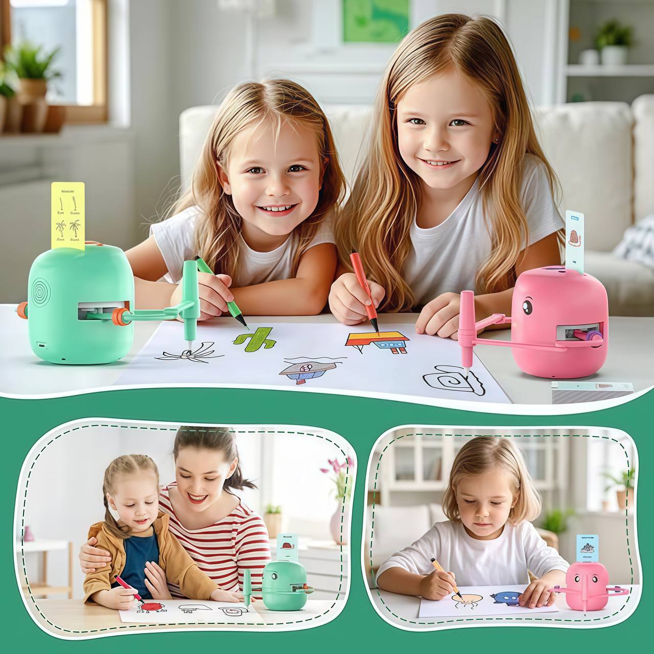 Children'S Interactive Education Painting Robot
