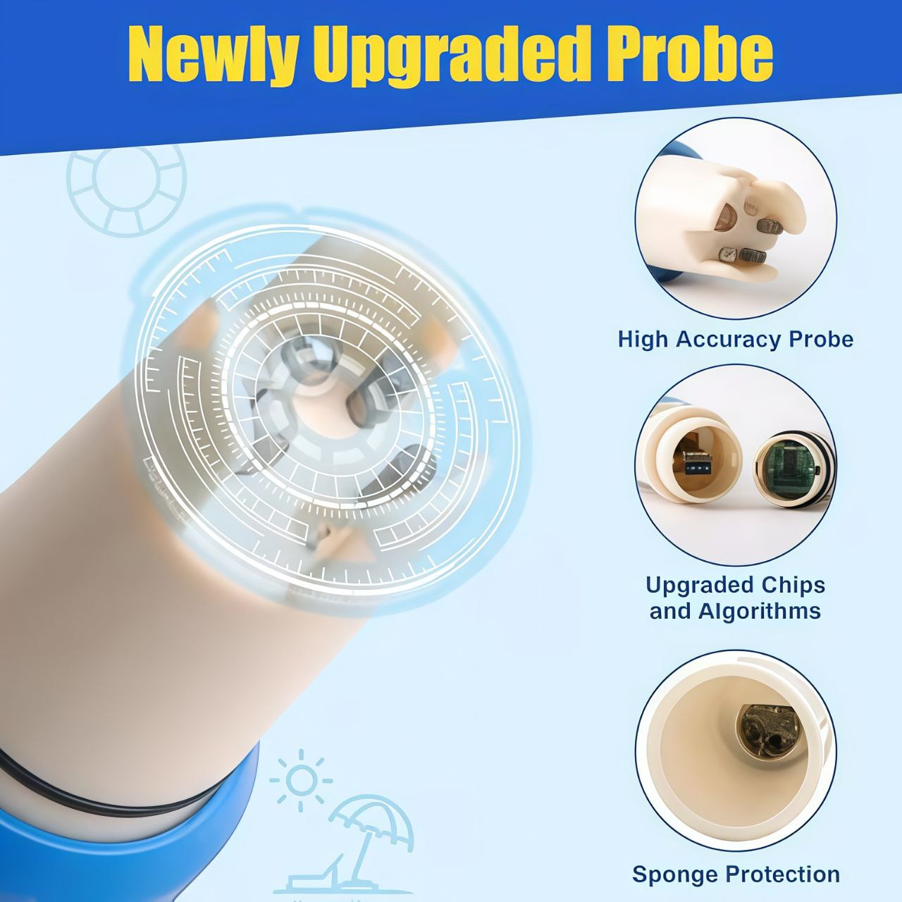 7-in-1 Digital Pool Salt & pH Tester