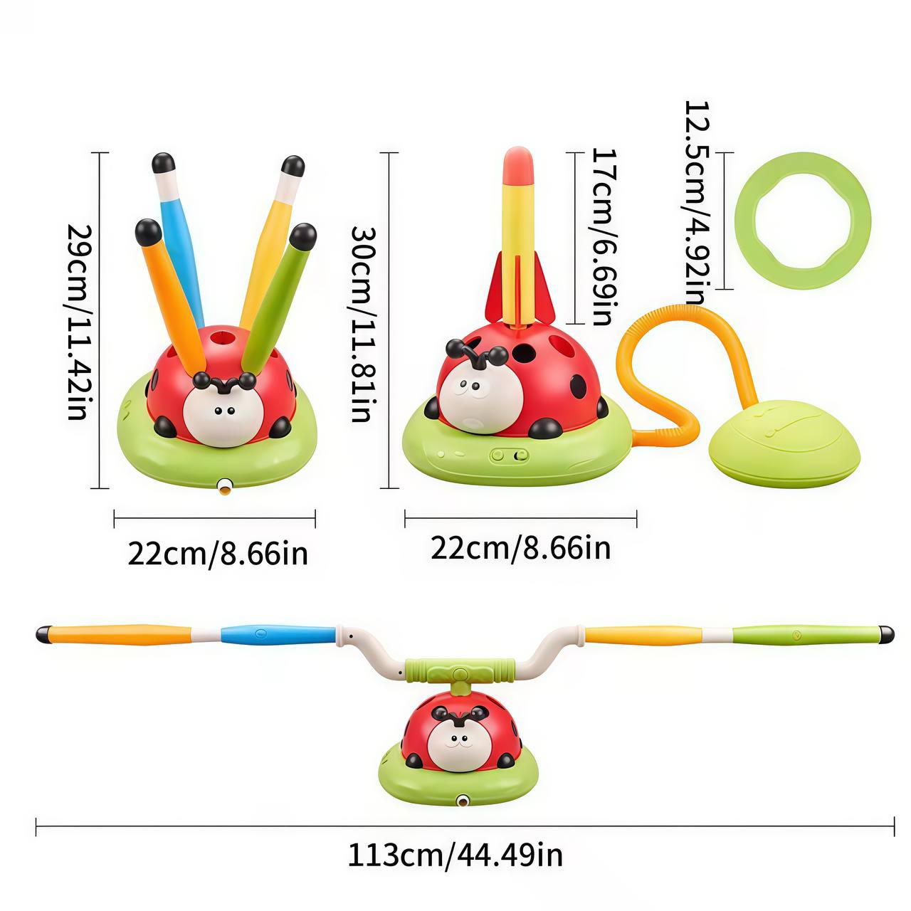 Ladybug 2-in-1 Jumping Toss Toy