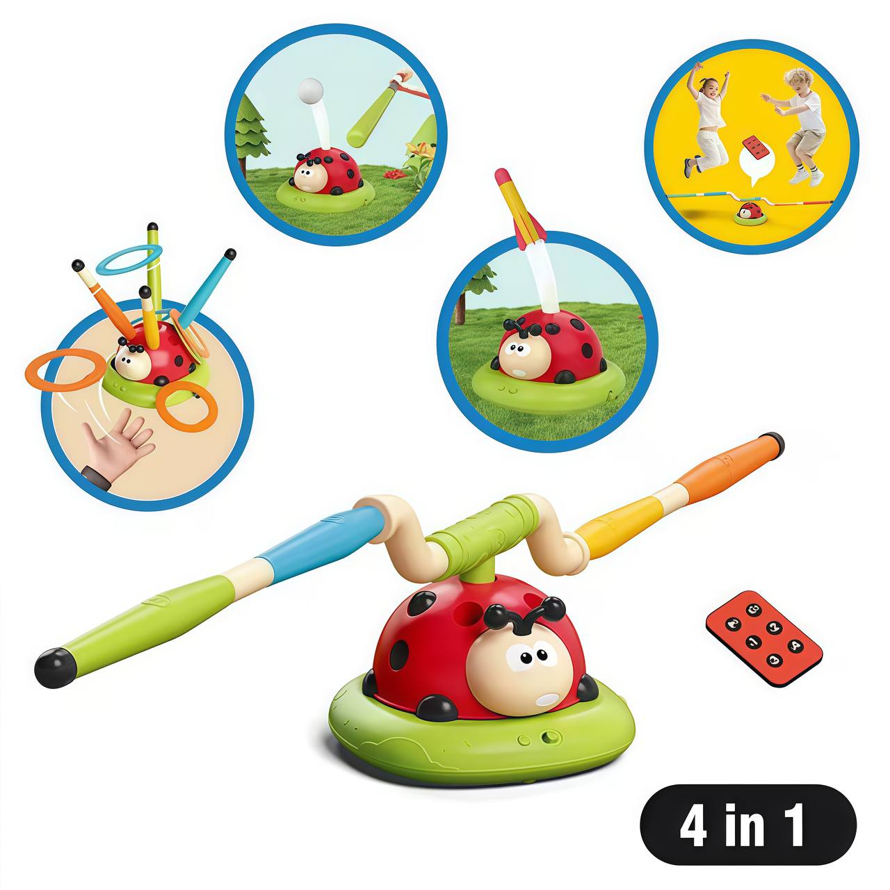 Ladybug 2-in-1 Jumping Toss Toy