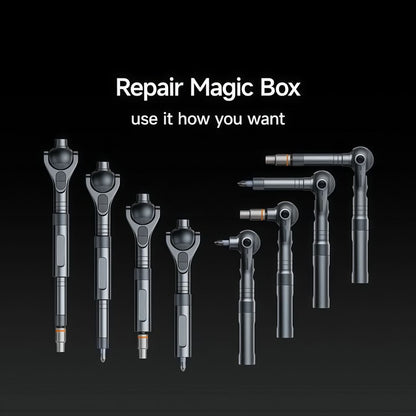 RS2 40-in-1 Ratchet Screwdriver Set 45-Tooth Precision 180° Universal Ratchet Head Suitable For Home Improvement And Craft Projects Repair Set