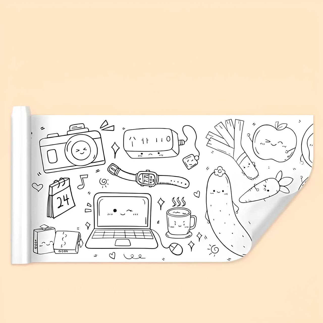 Children's Drawing Roll