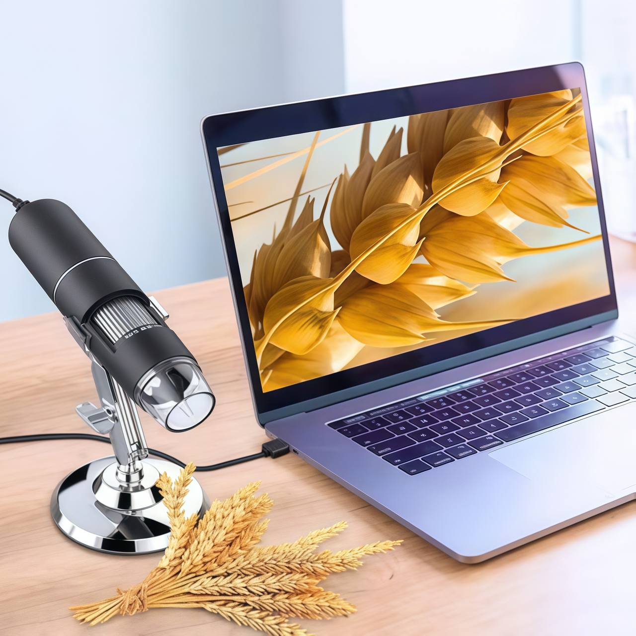 Digital HD Microscope 50x-1600x Magnification (PC & Phone Connectable)