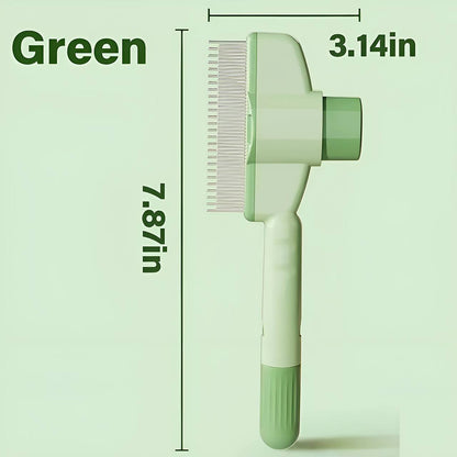 Self-cleaning Pet Flea Comb Grooming Brush