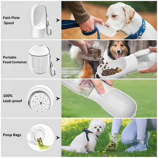 3-in-1 Dog Water Bottle