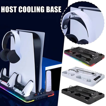 Multifunctional Cooling Stand Set for PS5