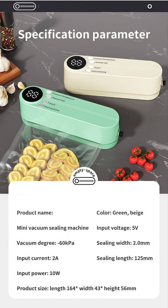 Mini Wireless Vacuum Sealer