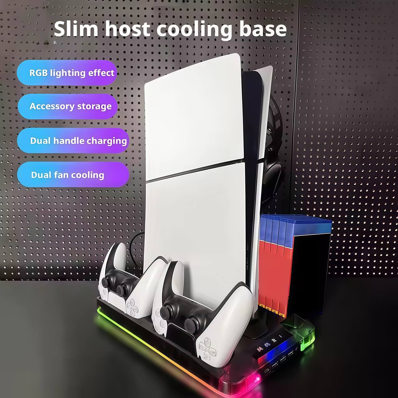 Multifunctional Cooling Stand Set for PS5
