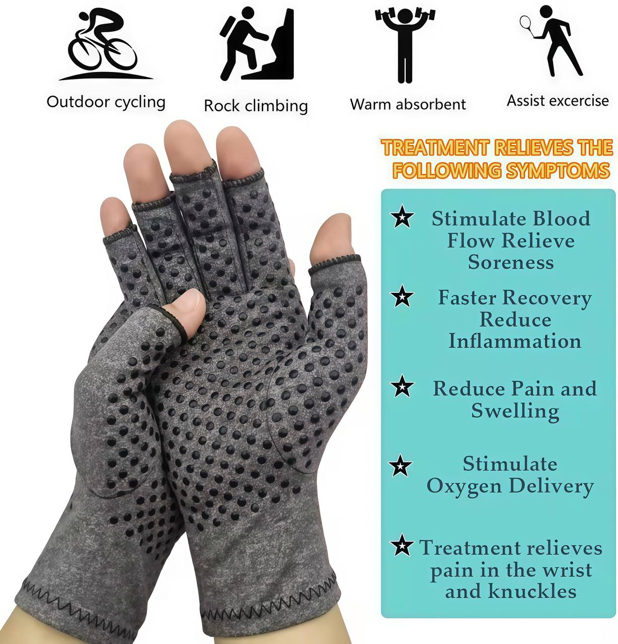 Arthritis Compression Gloves (Pair)