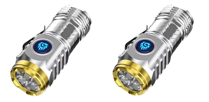 Three-eyed Monster Mini Flash Super Power Flashlight