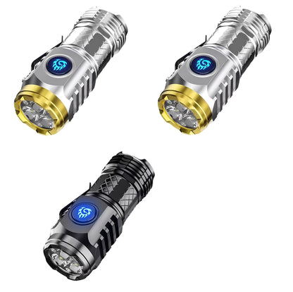 Three-eyed Monster Mini Flash Super Power Flashlight