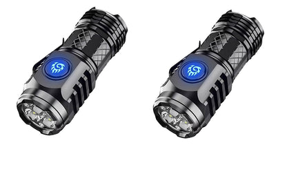 Three-eyed Monster Mini Flash Super Power Flashlight