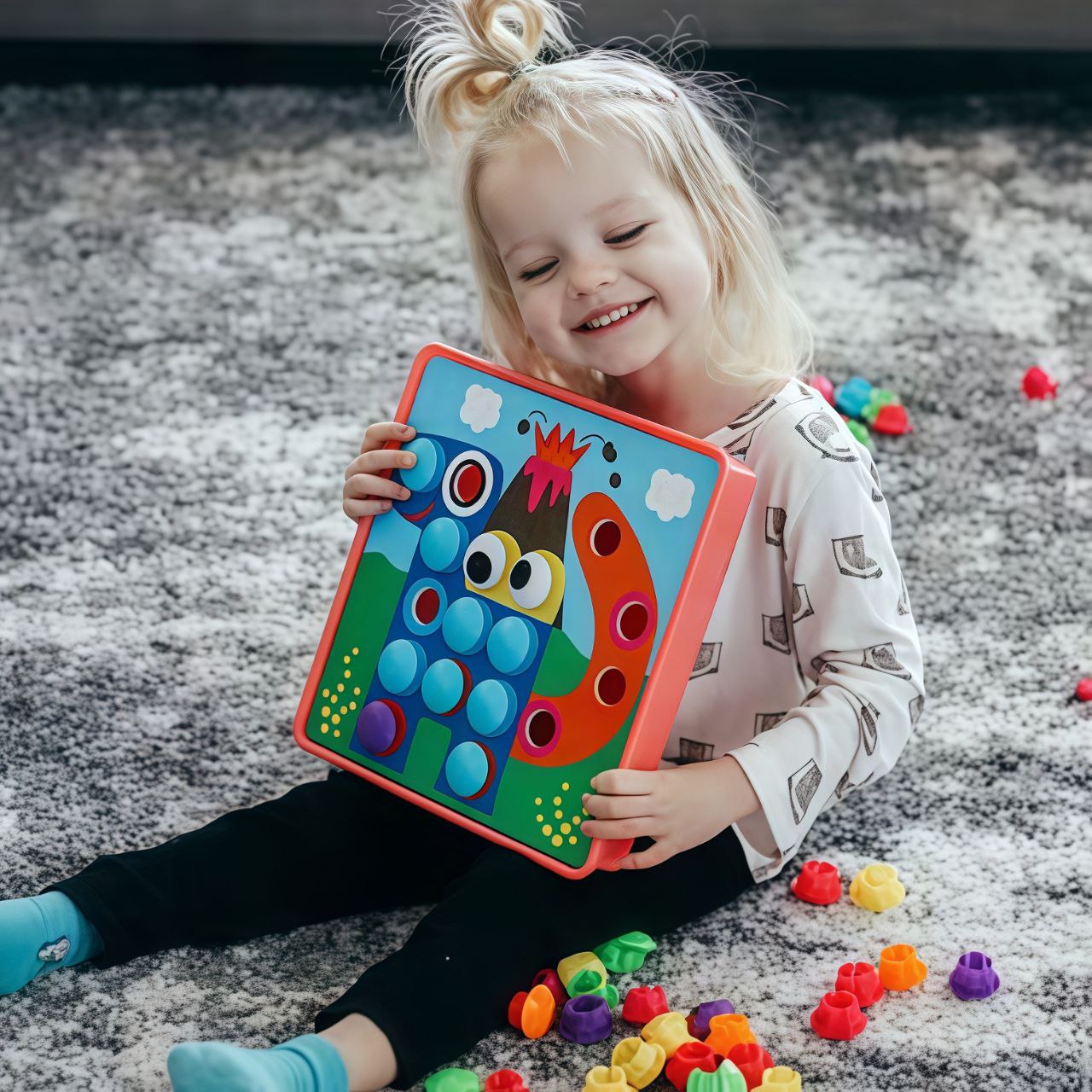 Button Art Toys for Toddlers