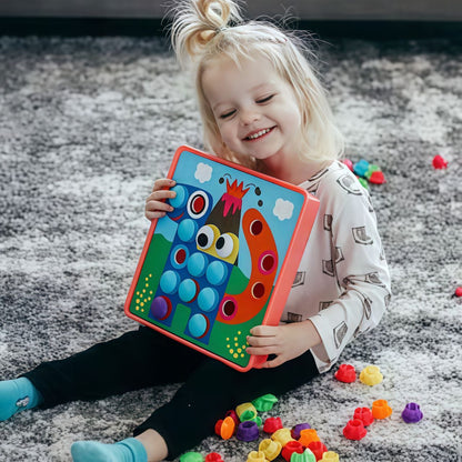 Button Art Toys for Toddlers