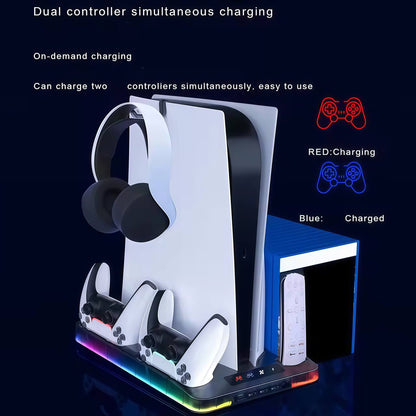 Multifunctional Cooling Stand Set for PS5
