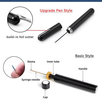 Step-by-step guide showing how to use air pump wine opener