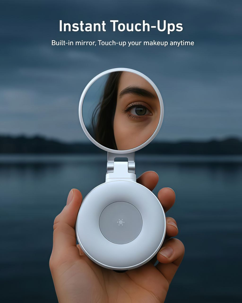 NEW TELESIN Smartphone Fill Light Mini Magnetic Selfie Light Tricolor Adjustable Brightness For iphone Light