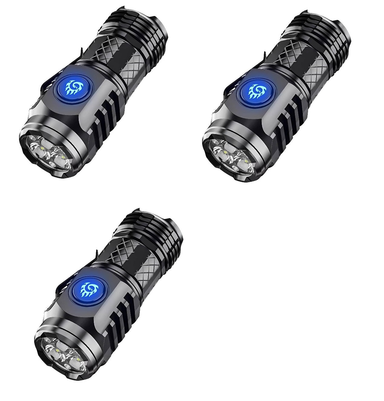 🔥LAST DAY PROMOTION 49% OFF 🔥 - Three-eyed Monster Mini Flash Super Power Flashlight