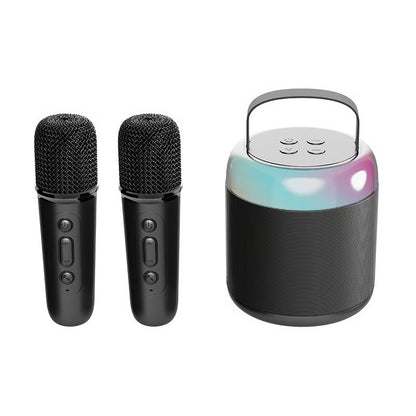 Mini Karaoke Machine with Wireless Microphones