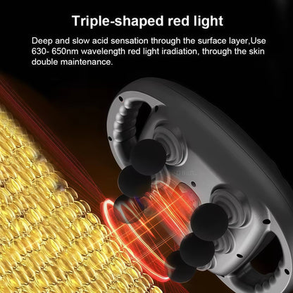 Professional Fascia Massage Gun – 6 Heads for Neck, Shoulder & Waist