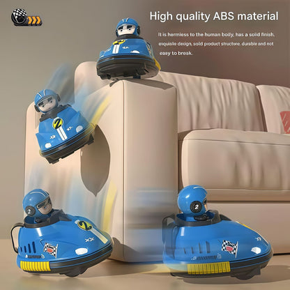 2-Player Remote Control Bumper Cars with Ejecting Drivers