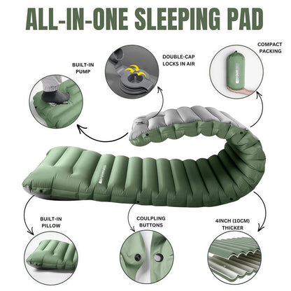 GreenCloud Air Sleeping Pad: Ultimate Comfort for Every Adventure