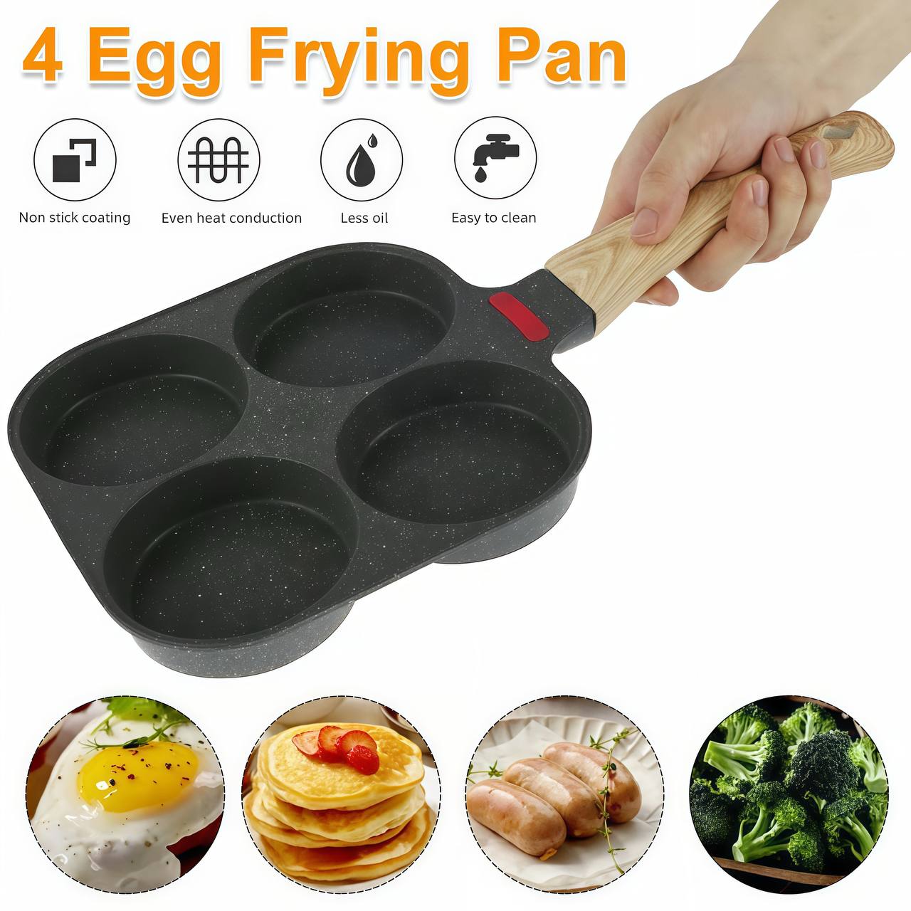 4 Egg Frying Pan