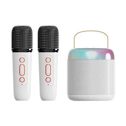 Mini Karaoke Machine with Wireless Microphones
