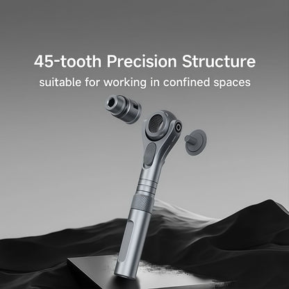 RS2 40-in-1 Ratchet Screwdriver Set 45-Tooth Precision 180° Universal Ratchet Head Suitable For Home Improvement And Craft Projects Repair Set