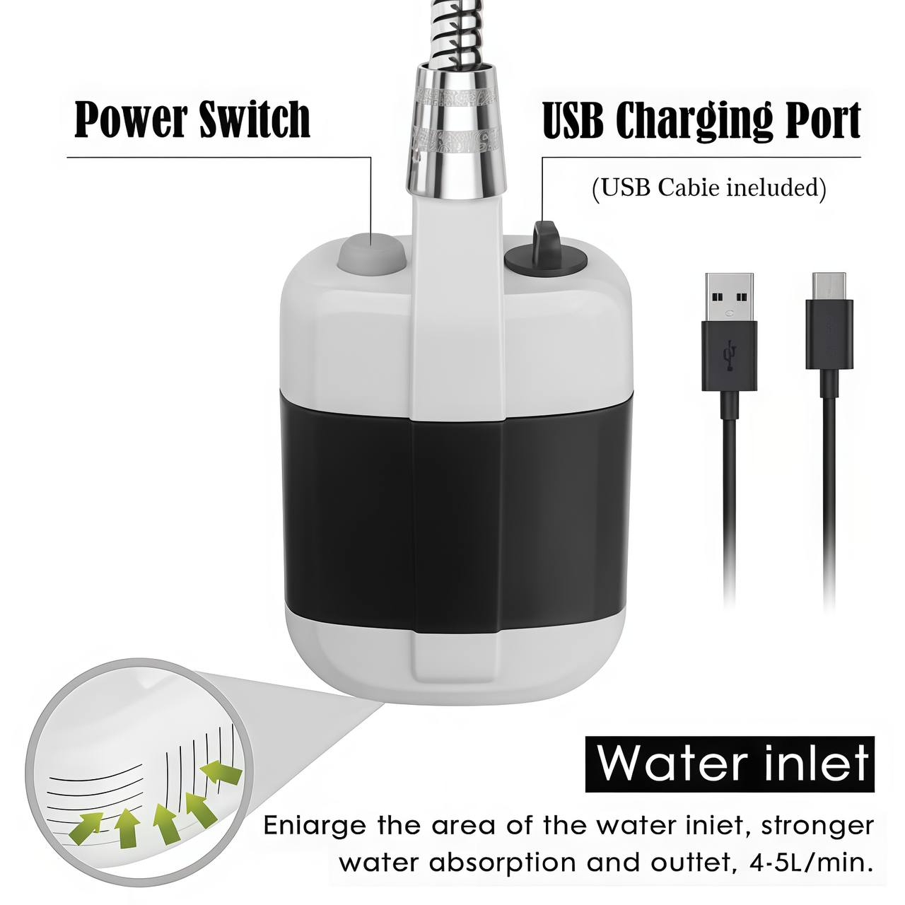 2025 Portable Camping Shower