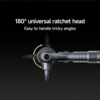 RS2 40-in-1 Ratchet Screwdriver Set 45-Tooth Precision 180° Universal Ratchet Head Suitable For Home Improvement And Craft Projects Repair Set