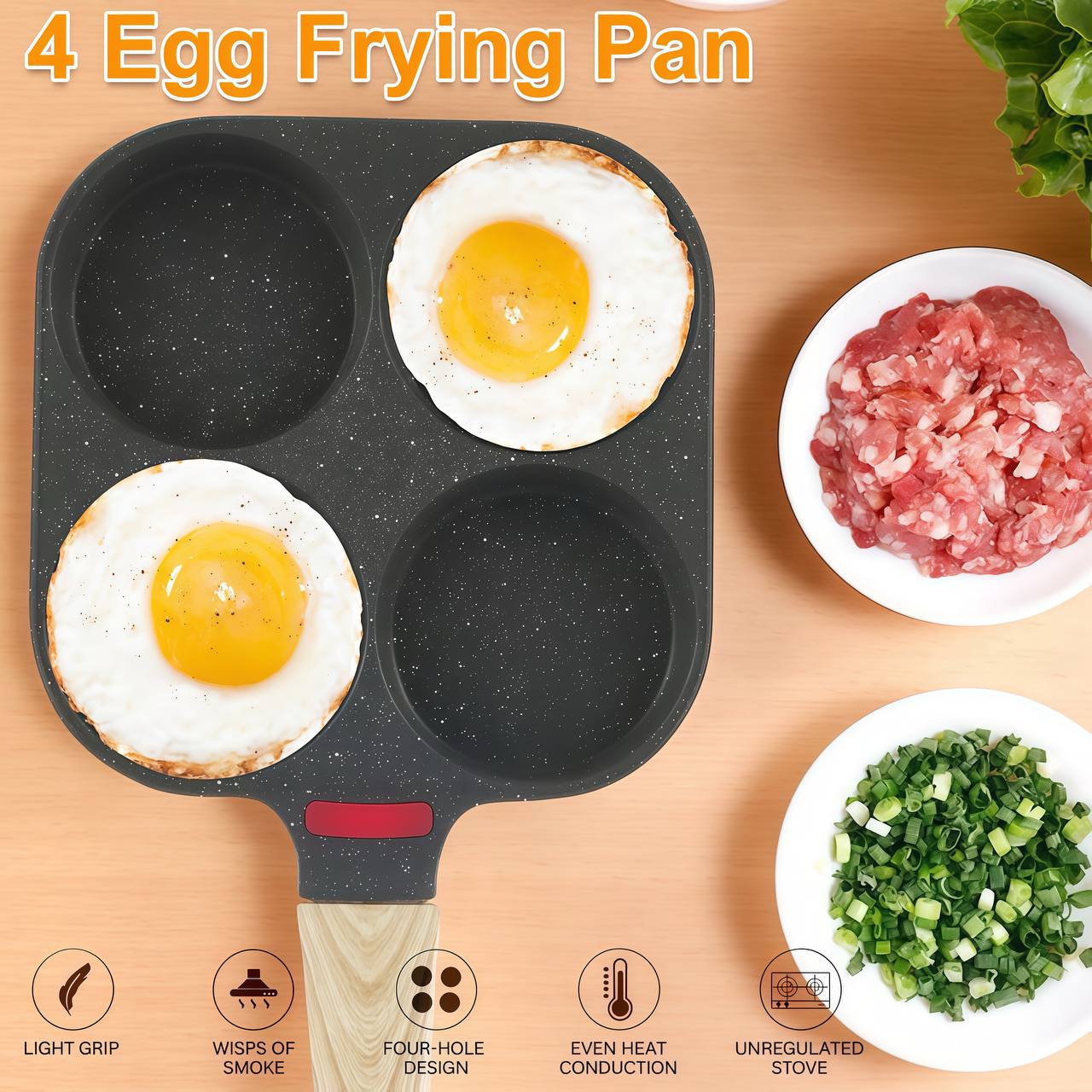 4 Egg Frying Pan