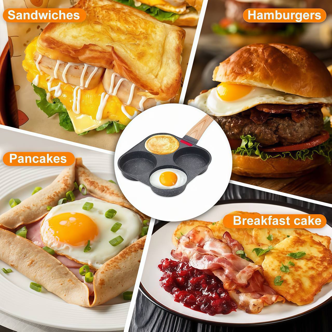 4 Egg Frying Pan