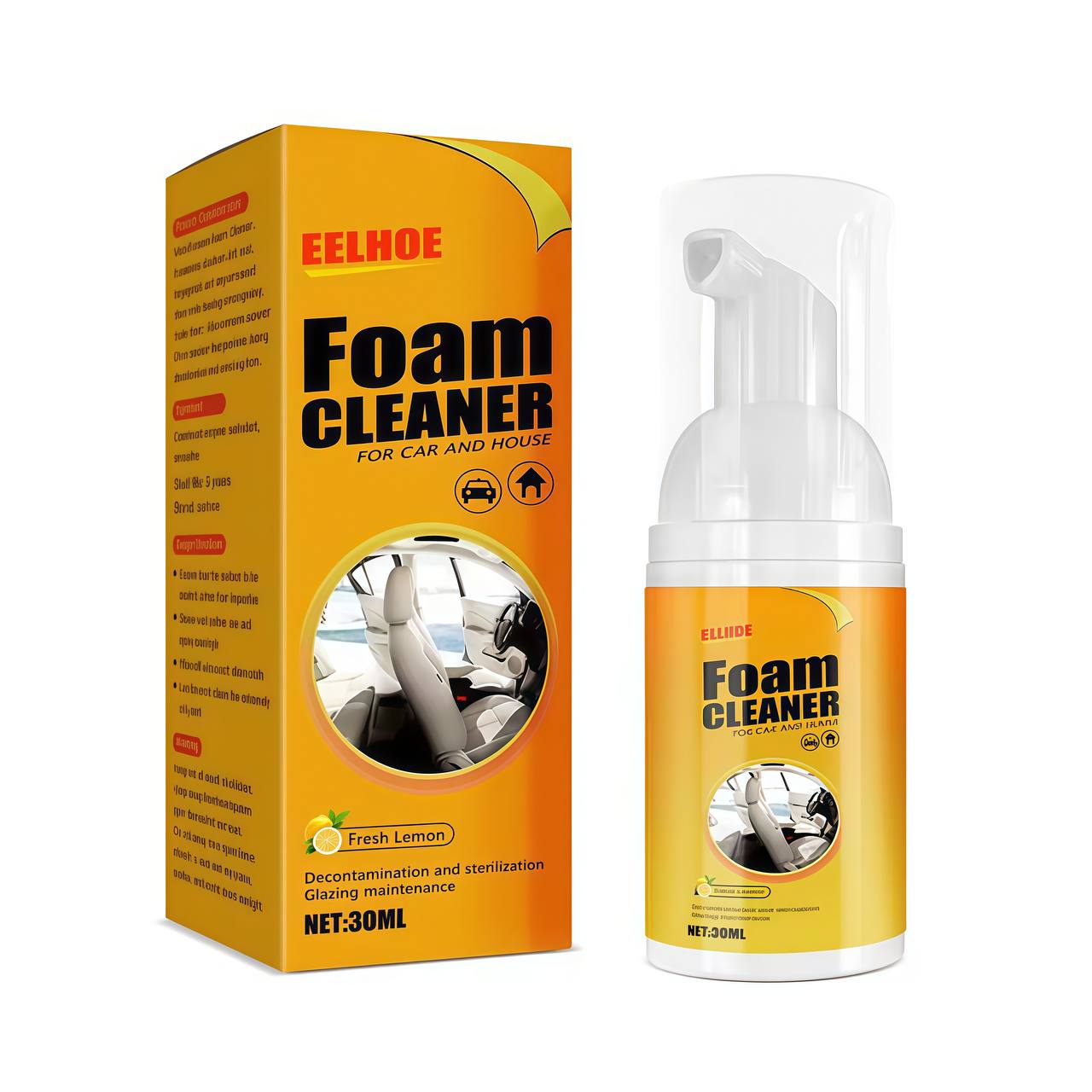 Home Cleaning Foam Cleaner Spray Multi-purpose Anti-aging Cleaner Tools for Car Interiors or Home Appliance