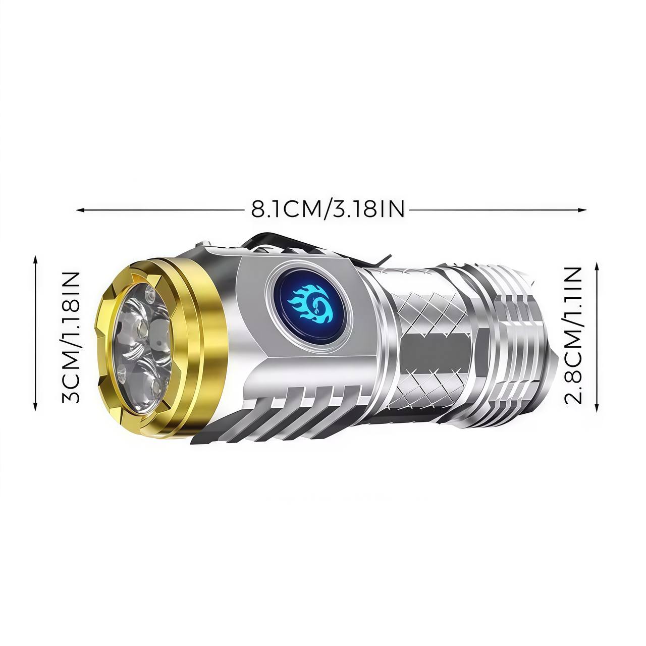 🔥LAST DAY PROMOTION 49% OFF 🔥 - Three-eyed Monster Mini Flash Super Power Flashlight